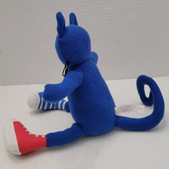 Pete The Cat Plush Animal Doll Based on the Books James Dean Blue Red Heart 12" - Picture 4 of 10